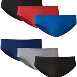 Hanes Men's Tagless Comfort Flex Fit Dyed Bikini, 6 Pack