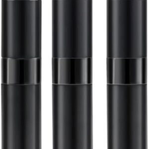 8ML Atomizer Perfume Spray Bottle for Travel Empty Cologne Dispenser, Portable Sprayer (balck,3Pack)[Travel Essentials]