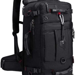 KAKA Travel Backpack, Carry On Backpack Durable Convertible Duffle Bag Fit for 15.6 Inch Laptop for Men and Women(Medium 35L)